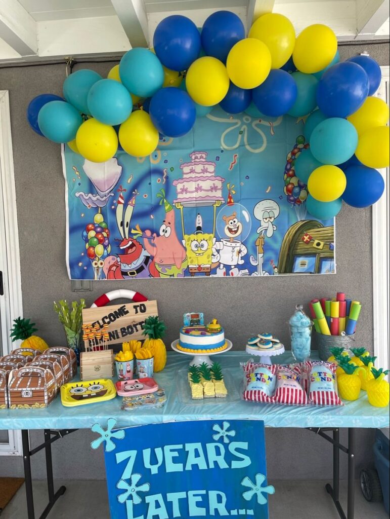 Spongebob birthday party ideas